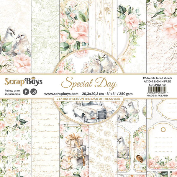SCRAPBOYS Special Day | 8x8  Paper Pad