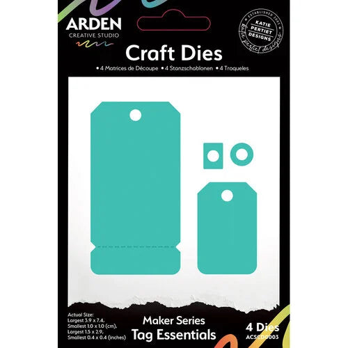 ARDEN CREATIVE STUDIO Craft Dies | Maker Series | Tag Essentials