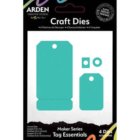ARDEN CREATIVE STUDIO Craft Dies | Maker Series | Tag Essentials
