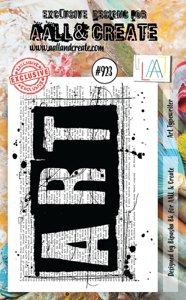 AALL & CREATE Stamp | #923 | Art Typewriter