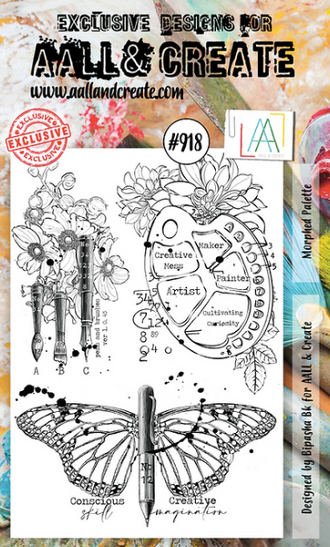 AALL & CREATE Stamp | #918 | Morphed Palette