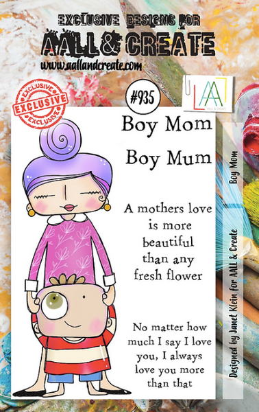 AALL & CREATE Stamp | #935 | Boy Mom