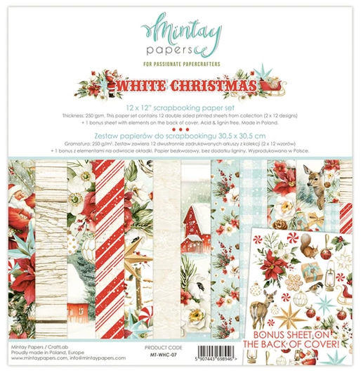 MINTAY Paper Pack | White Christmas 12 x 12