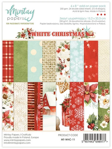 MINTAY Add-On Paper Pack | White Christmas | 6x8