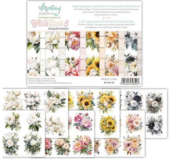 MINTAY Flora Book 8 | 6x8 | Bouquets Edition