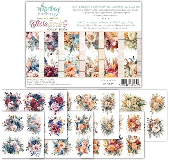 MINTAY Flora Book 9 | 6x8 | Bouquets Edition