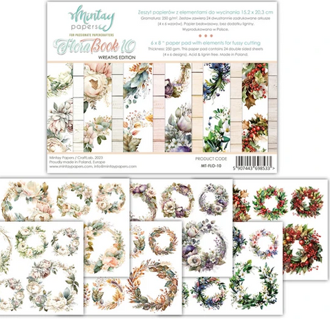 MINTAY Flora Book 10 | 6x8 | Wreaths Edition