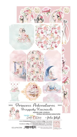 CRAFT O'CLOCK Princess Adventures  | Album or Junk Journal Extras Set