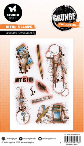 STUDIOLIGHT Clear Stamp | Grunge Collection | Creative Inventions