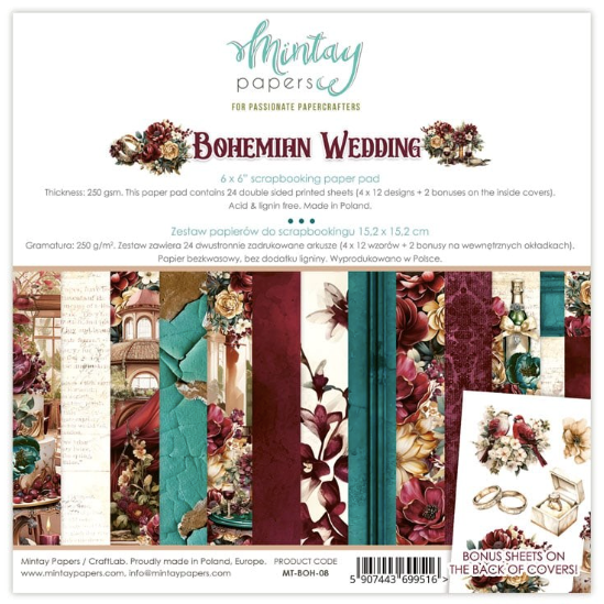 MINTAY Paper Pack | Bohemian Wedding | 6x6