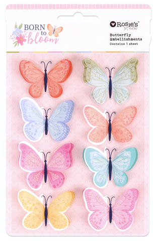 ROSIE'S STUDIO Born to Bloom | Butterfly Embellishments