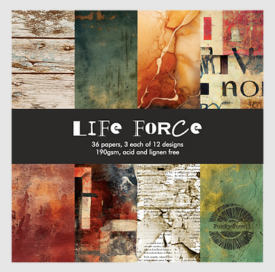 FUNKY FOSSIL Paper Pack | Life Force | 8x8