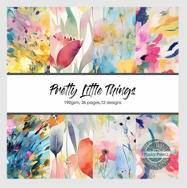 FUNKY FOSSIL Paper Pack | Pretty Little Things | 8x8
