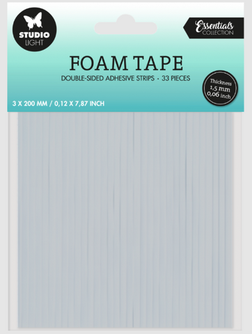 STUDIOLIGHT Foam Tape | Double-sided Adhesive Strips | 33 pieces
