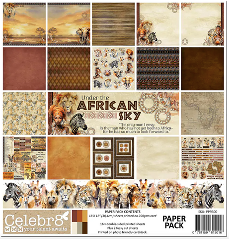 CELEBR8  Paper Pack | Under The African Sky