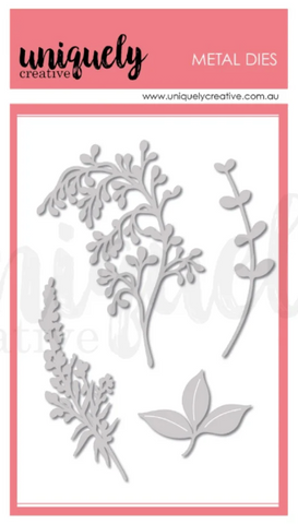 UNIQUELY CREATIVE Metal Die | Flowering Foliage