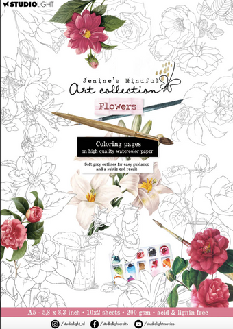 STUDIOLIGHT JMA Art Collection | Coloring Pages | Flowers