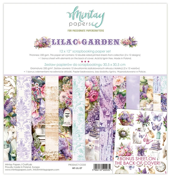 MINTAY Paper Pack | Lilac Garden |  12x12