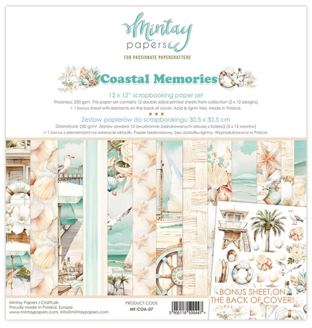 MINTAY Paper Pack | Coastal Memories |  12x12