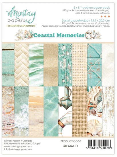 MINTAY Coastal Memories | 6x8 | Add-on Paper Pad