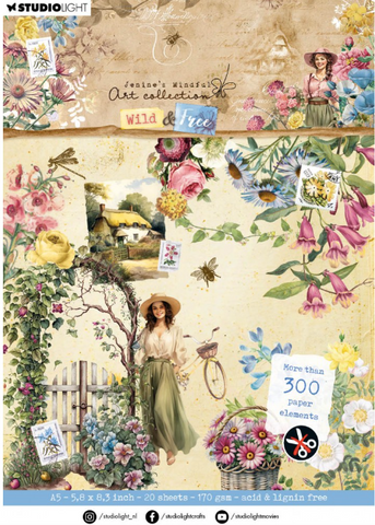 STUDIOLIGHT | Jenine's Mindful Art | Wild & Free | Elements Pad