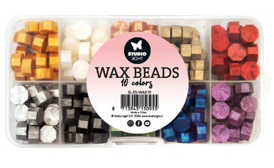 STUDIOLIGHT Wax Beads | 10 Colours | Metallic