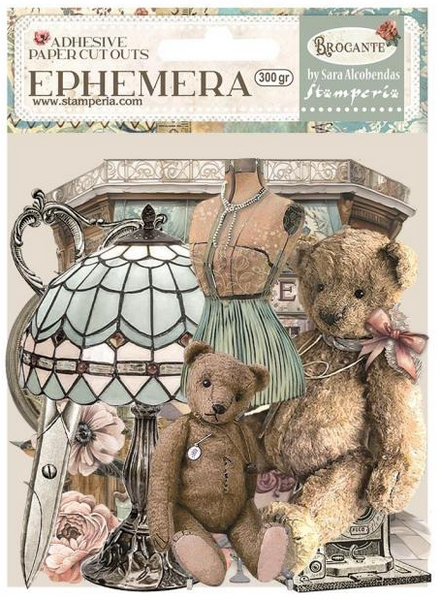 STAMPERIA Brocante Antiques | Adhesive Paper Die-Cuts