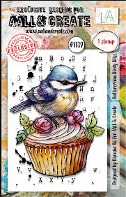 AALL & CREATE Stamp | #1139 | Buttercream Birdy Bliss