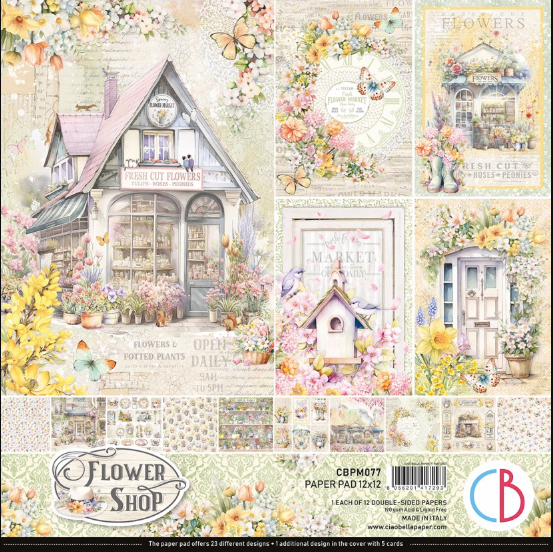 CIAO BELLA Paper Pack | Flower Shop | 12x12