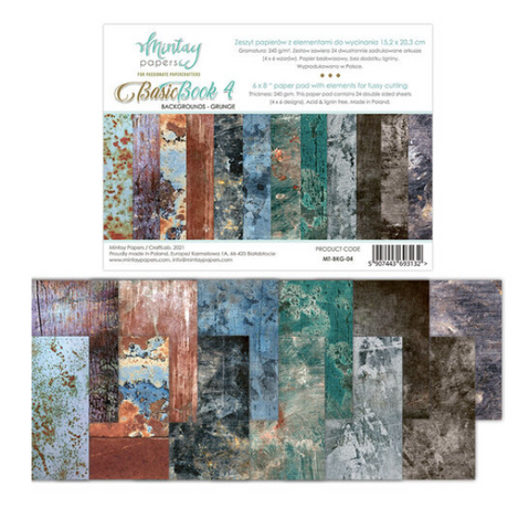 MINTAY Basic Book 4 | Backgrounds | Grunge | 6x8