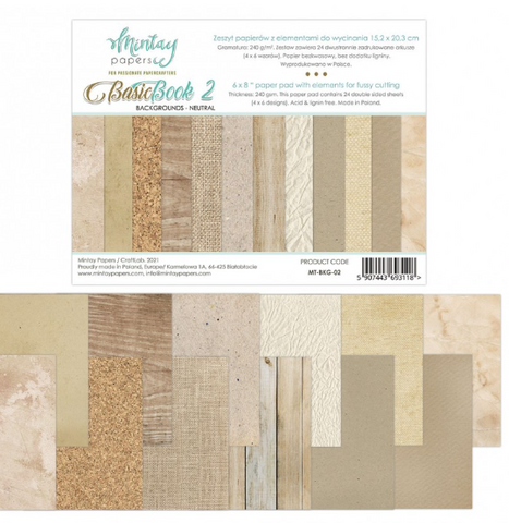 MINTAY Basic Book 2 | Backgrounds | Neutral | 6x8