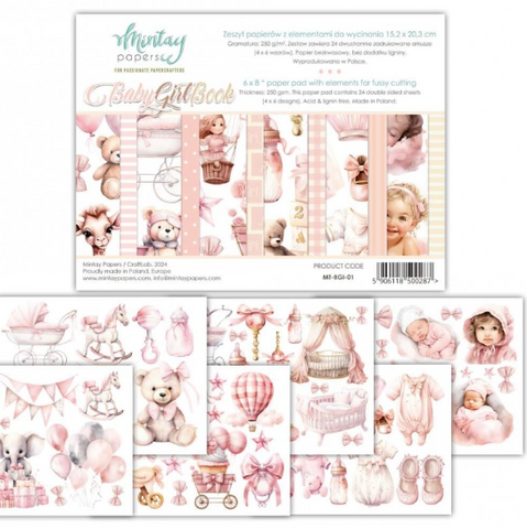 MINTAY Baby Girl Book | 6x8