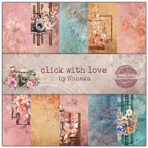 FUNKY FOSSIL Paper Pack | Click With Love | 12x12