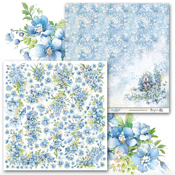 MARGARET PAPER DESIGN Happy Boy | Paper0714 | Flowers | 12x12