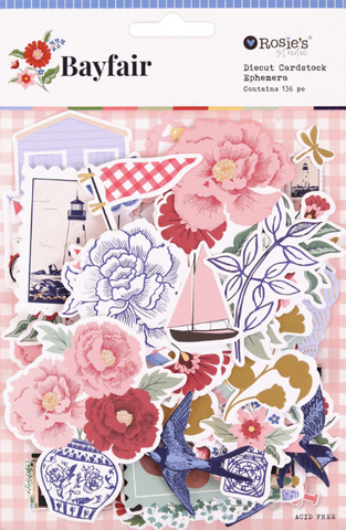 ROSIE'S STUDIO Bayfair | Die-Cut Cardstock Ephemera