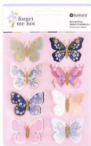 ROSIE'S STUDIO Forget Me Not | Butterfly Embellishments