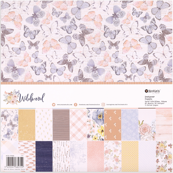 ROSIE'S STUDIO Wildwood | 12x12 Designer Papers