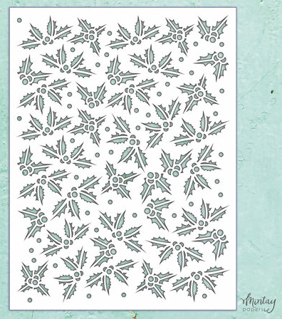 MINTAY Kreativa | Stencil | Holly Leaves