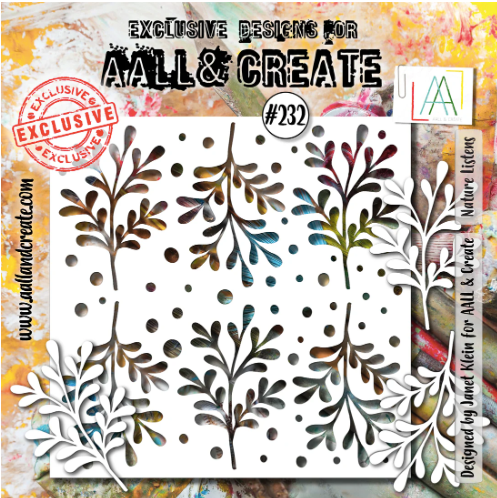 AALL & CREATE Stencil | #232 | Nature Listens