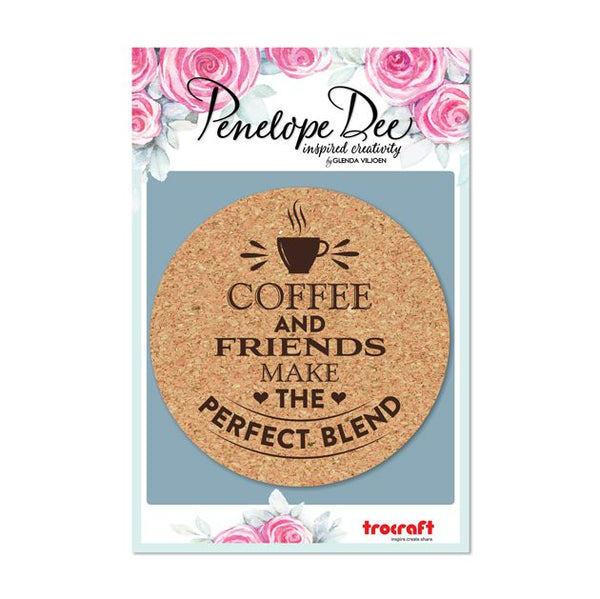 PENELOPE DEE  Mocha | Cork Coaster