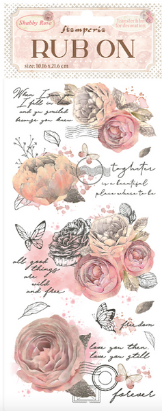 STAMPERIA Shabby Rose | Rub-Ons