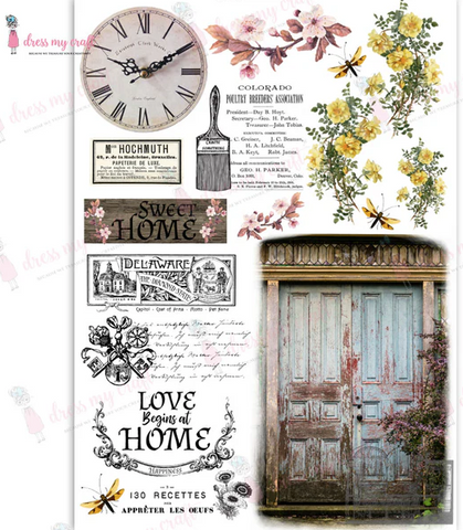 DRESS MY CRAFT | Transfer Me | Rustic Door
