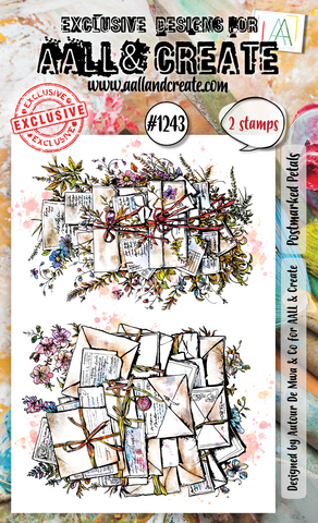 AALL & CREATE Stamp | #1243 | Postmarked Petals