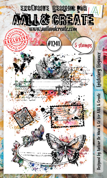 AALL & CREATE Stamp | #1241 | Epistolary Elegance