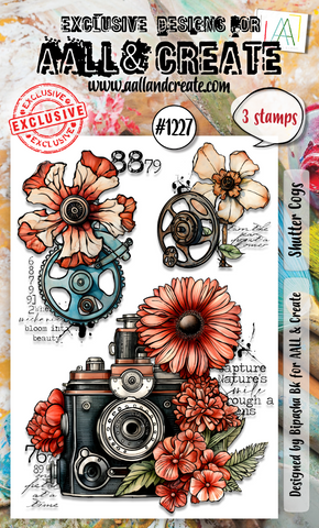 AALL & CREATE Stamp | #1227 | Shutter Cogs