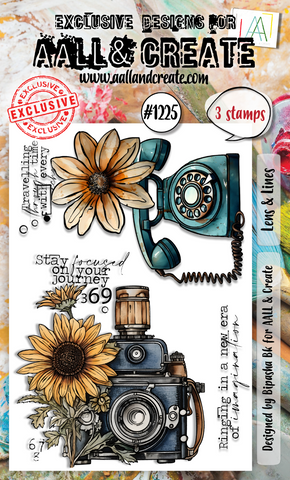 AALL & CREATE Stamp | #1225 | Lens & Lines