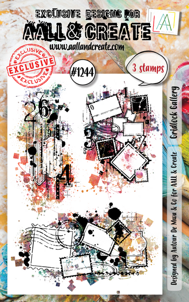 AALL & CREATE Stamp | #1244 |  Gridlock Gallery