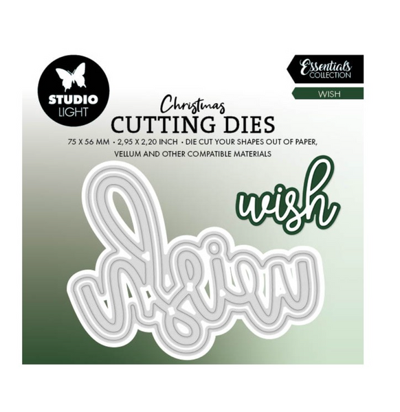 STUDIOLIGHT Cutting Dies | Essentials Collection | Wish