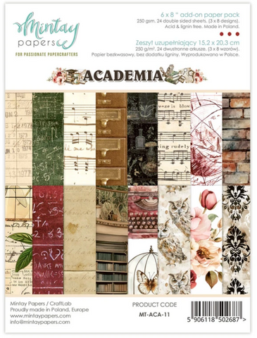 MINTAY Add-On Paper Pack | Academia | 6x8