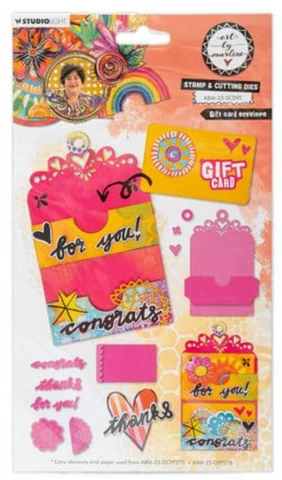 STUDIOLIGHT Art By Marlene | Stamp & Cutting Dies | Gift Card Envelope